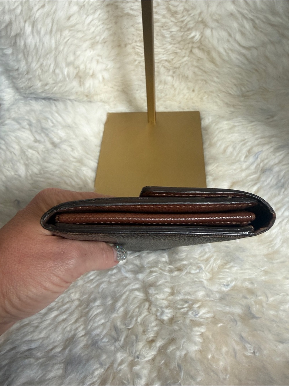 Louis Vuitton Monogram Sarah Long Wallet Brown - Picture 7 of 10